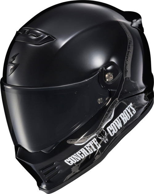 COVERT FX FULL FACE HELMET CONCRETE COWBOYS GLOSS BLK LG-75-1652L COVERT FX FULL FACE HELMET CONCRETE COWBOYS GLOSS BLK LG-75-1652L