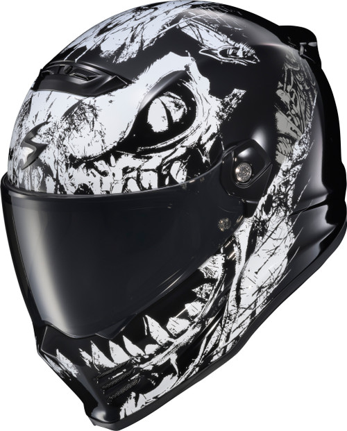 COVERT FX FULL FACE HELMET CAIMAN GLOSS BLACK SM-75-1654S COVERT FX FULL FACE HELMET CAIMAN GLOSS BLACK SM-75-1654S