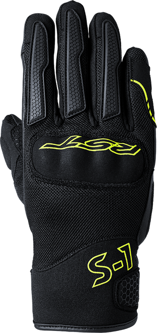 S1 MESH CE GLOVE BLACK/FLO YELLOW 2XL-556-3182412