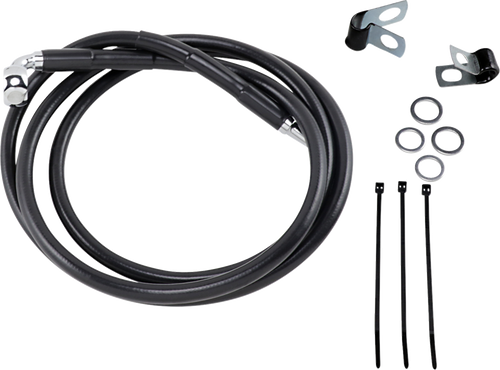 Extended Length Black Vinyl Brake Line Kit 17412583