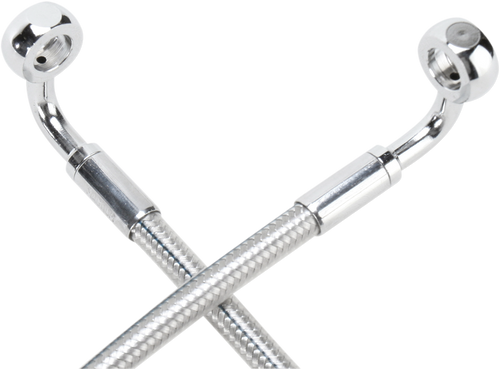 E-Z Align Braided Single Disc Front Brake Line 17413309
