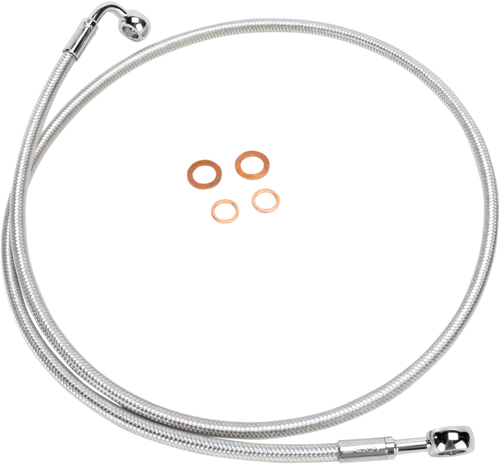 E-Z Align Braided Single Disc Front Brake Line 17413323