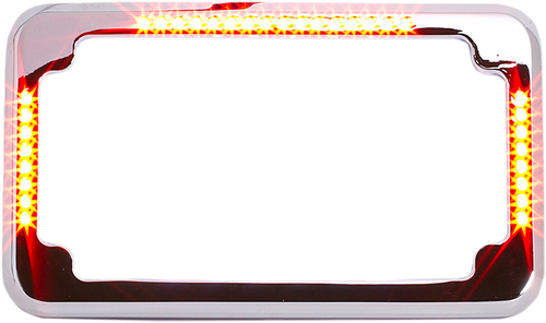 Slick Signals Flat License Plate Frame 20300937 Slick Signals Flat License Plate Frame 20300937