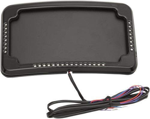 Curved Slick Signals License Plate Frame with 3-Hole Backing Plate 20300942