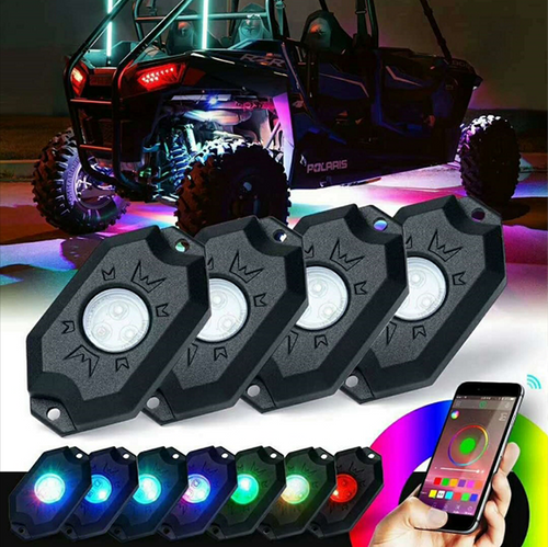 RGB & Bluetooth LED Rock Light Kit 20402341 RGB & Bluetooth LED Rock Light Kit 20402341