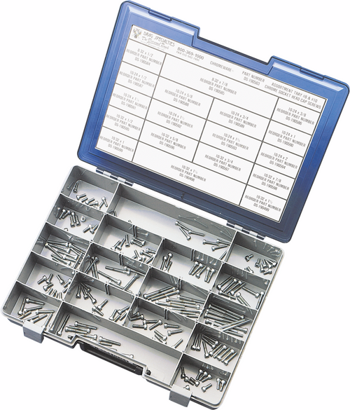 #8 and #10 Fine/Coarse Thread Socket-Head Bolt Kit DS190583S #8 and #10 Fine/Coarse Thread Socket-Head Bolt Kit DS190583S