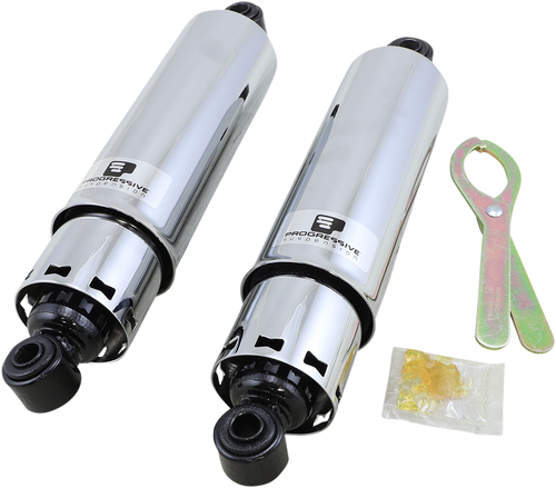 412 Series Shocks — Black/Chrome DS310089