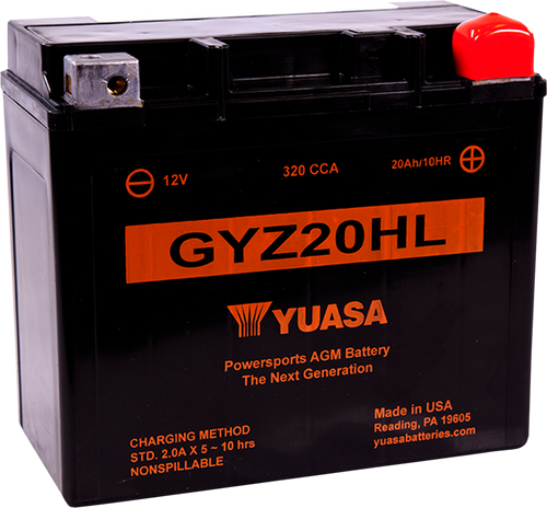 GYZ Factory-Activated AGM Maintenance-Free Battery 21130109