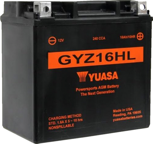 GYZ Factory-Activated AGM Maintenance-Free Battery 21130357