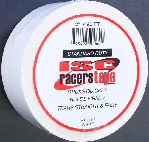 RACERS TAPE 2"X90' (WHITE)-10-2300W