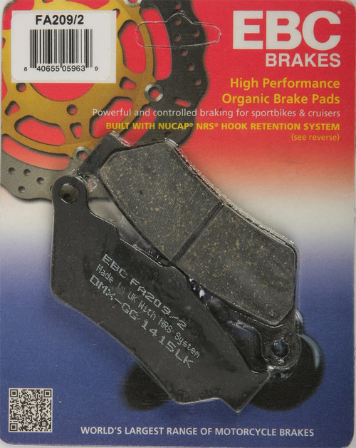 BRAKE PADS-15-209/2