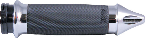 CUSTOM CONTOUR GRIPS SPIKE HEATED TBW CHROME-40-4355HC