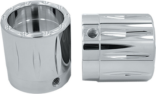 AXLE NUT COVER RIVAL CHROME 1"-40-4808C
