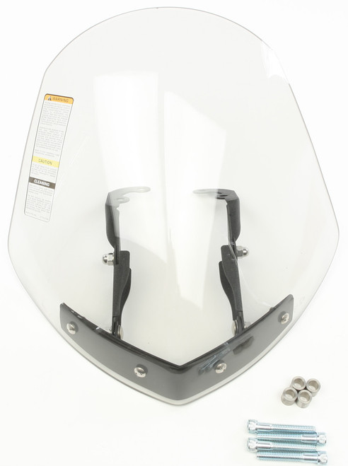 GLADIATOR WINDSHIELD W/BLACK MOUNTS (LIGHT TINT)-562-20138S