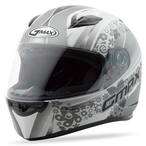 FF-49 FULL-FACE ELEGANCE HELMET MATTE WHITE/SILVER XS-72-5721XS FF-49 FULL-FACE ELEGANCE HELMET MATTE WHITE/SILVER XS-72-5721XS