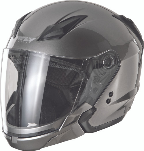 TOURIST SOLID HELMET TITANIUM MD-73-8102M