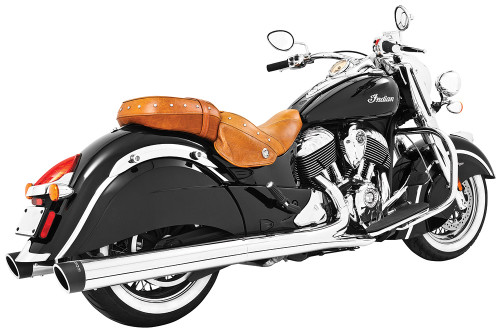 LIBERTY SLIP-ONS 4" CHROME W/BLACK TIP `14-20 INDIAN-82-800029 LIBERTY SLIP-ONS 4" CHROME W/BLACK TIP `14-20 INDIAN-82-800029