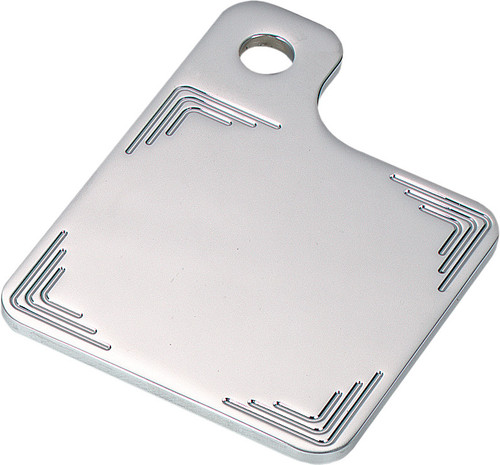 SIDE MOUNT INSPECTION PLATE TRIPLE CURVE MILLED CHROME-850-05002 SIDE MOUNT INSPECTION PLATE TRIPLE CURVE MILLED CHROME-850-05002