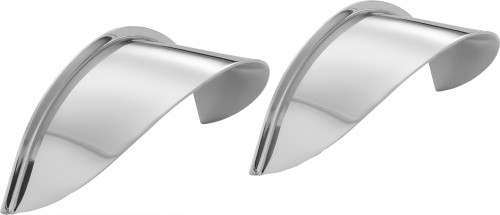 SPOTLIGHT VISORS CHROME 4.5"-94-12290