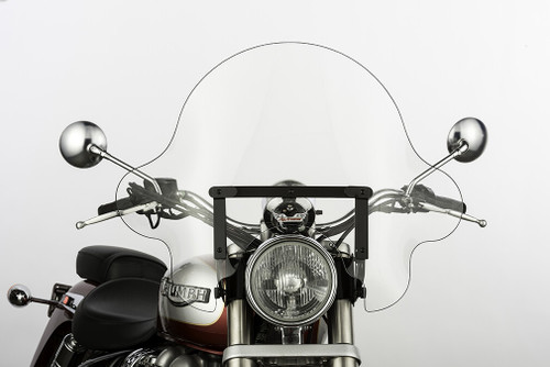 SS32 FALCON WINDSHIELD 16" CLEAR/BLACK-56-6631BK