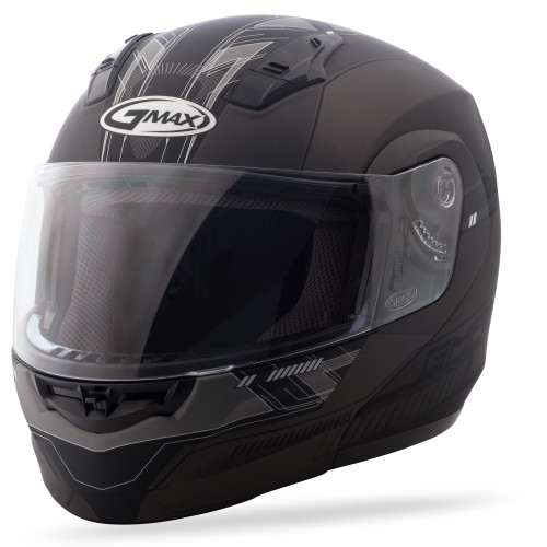 MD-04 MODULAR HELMET MATTE BLACK/DARK SILVER LG-72-5029L