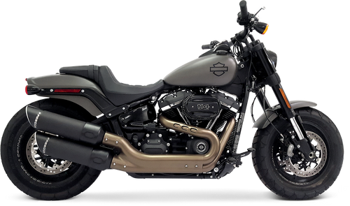 `18-UP FATBOB SLIP-ONS BLACK W/BLACK TIPS-82-00720