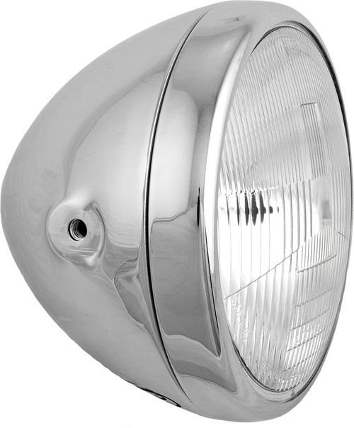 7" HEADLIGHT SIDE MOUNT 60/55W CHROME-820-0312
