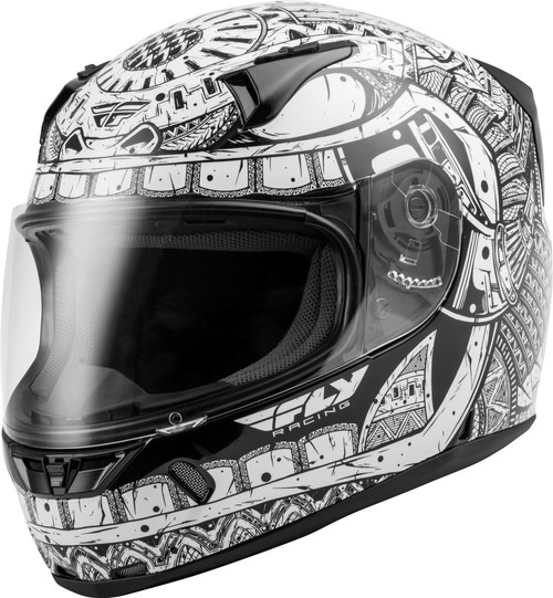 REVOLT CODEX HELMET WHITE/BLACK XL-73-8376X