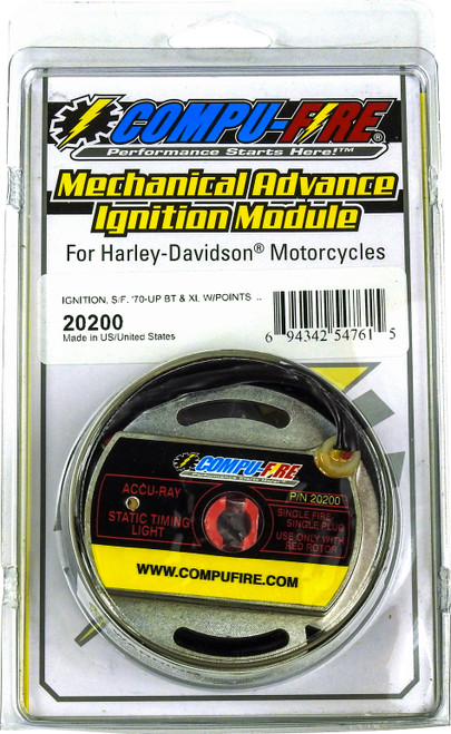IGNITION KIT SINGLE FIRE (MECH ADV)`70-99 BT `71-01 XL-139-10002 IGNITION KIT SINGLE FIRE (MECH ADV)`70-99 BT `71-01 XL-139-10002