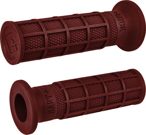 SINGLE PLY WAFFLE GRIPS VTWIN DARK RED-206-40052 SINGLE PLY WAFFLE GRIPS VTWIN DARK RED-206-40052