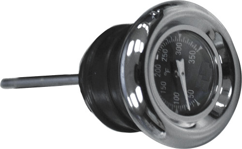 OIL TEMP GAUGE 2 3/4" DIPSTICK BLACK FACE-820-2655
