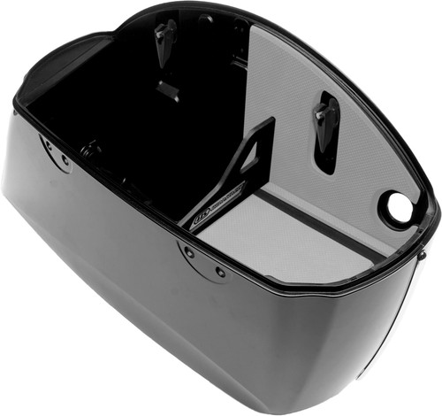 14-Up IND SADDLE BAG SHELF SET ROUND LID-DUAL HINGE GREY-980-01083 14-Up IND SADDLE BAG SHELF SET ROUND LID-DUAL HINGE GREY-980-01083