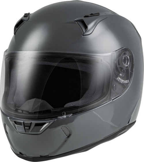 REVOLT SOLID HELMET GREY MD-73-8354M