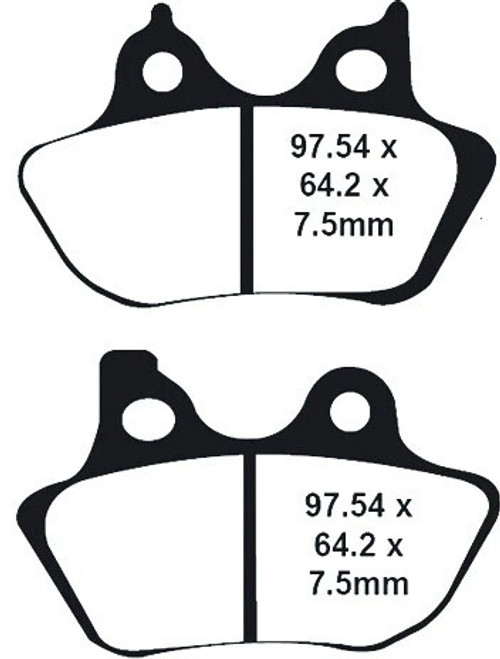 PROFILED BRAKE PAD X+ FR/RR `00-07 EXCEPT 200 MM TIRE-815-0053 PROFILED BRAKE PAD X+ FR/RR `00-07 EXCEPT 200 MM TIRE-815-0053