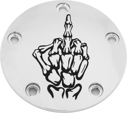 TC TIMER COVER BONE FINGER CHROME-563-05167 TC TIMER COVER BONE FINGER CHROME-563-05167