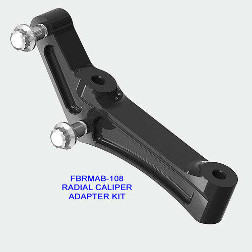 RADIAL MOUNT ADAPT BRACKET UNIV RH/LH CHROME-750-04091 RADIAL MOUNT ADAPT BRACKET UNIV RH/LH CHROME-750-04091