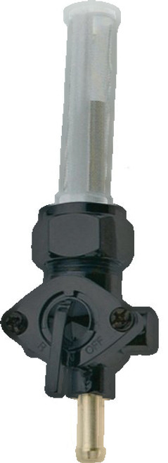 BLACK CHROME PETCOCK STRAIGHT-820-52235