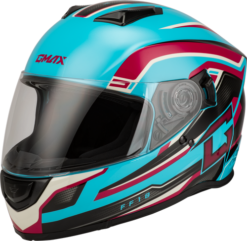 FF-18 DRIFT HELMET BLUE/BLACK/RED 2X-72-73612X