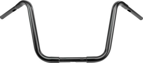 14" SATIN BLACK APE HANGERS 1" THRU CLAMP -TBW-820-54496