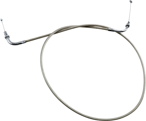Armor Coat Stainless Steel Throttle/Idle Cable for Cruisers 06500081
