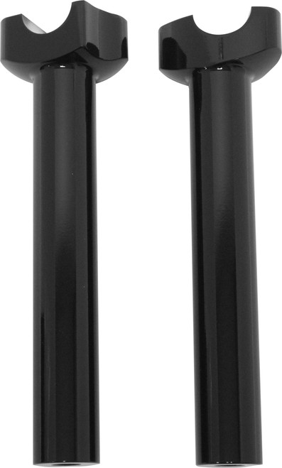 H-BAR RISERS 8.5" STRAIGHT BLACK-820-1331B