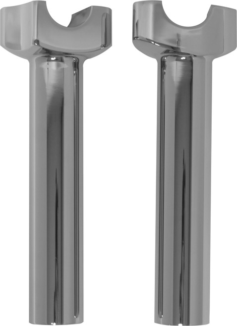H-BAR RISERS 6.5" STRAIGHT CHROME-820-1332C