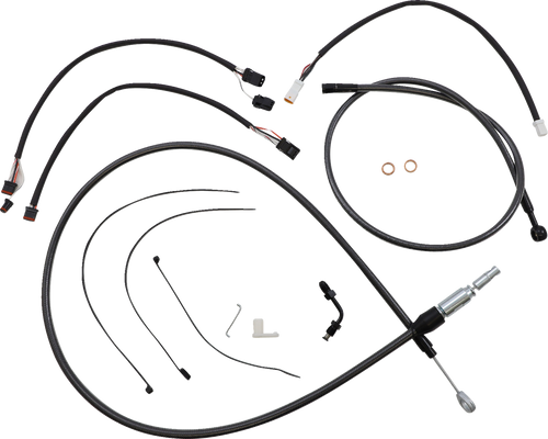 Black Pearl Designer Handlebar Installation Kit 06621069