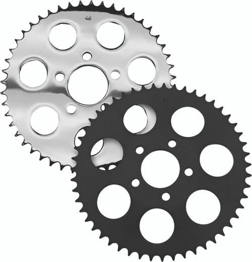 GLOSS BLACK REAR SPROCKET 47T BIG TWIN 00-13-820-51185 GLOSS BLACK REAR SPROCKET 47T BIG TWIN 00-13-820-51185