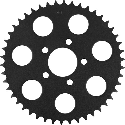 TEXTURED BLACK RR SPROCKET 46T 2000-13 BIG TWIN FLAT-820-51213 TEXTURED BLACK RR SPROCKET 46T 2000-13 BIG TWIN FLAT-820-51213