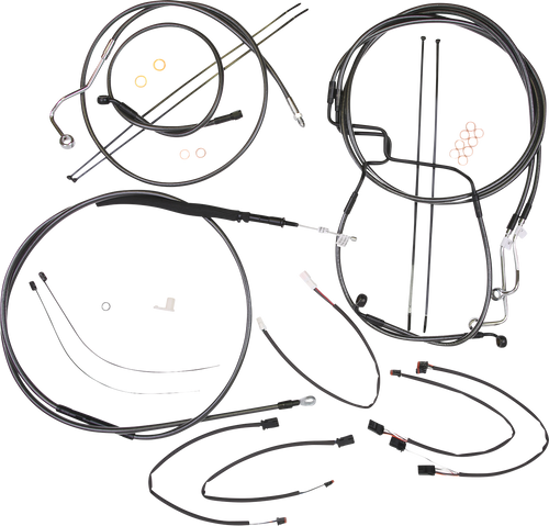 Black Pearl Designer Handlebar Installation Kit 06620969