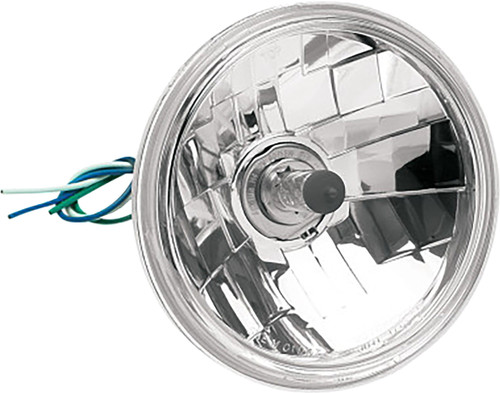 HD HEADLIGHT INSERT 5-3/4 H4 CLEAR-820-0307