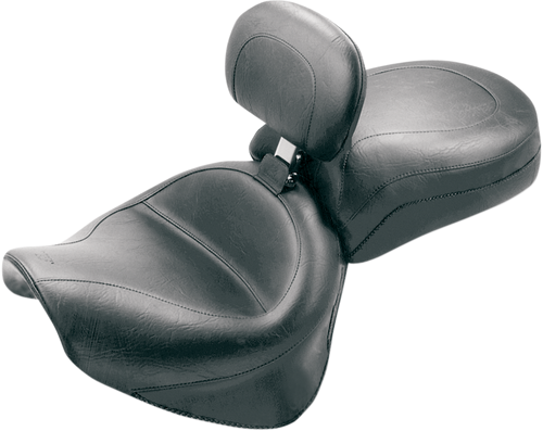 Vintage Wide Touring Seat With Driver Backrest 08100408