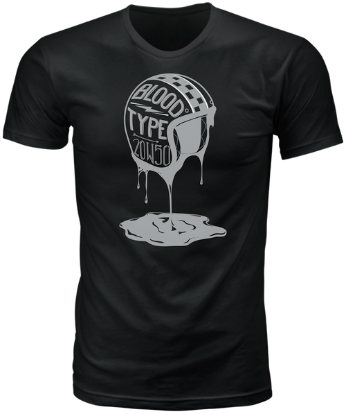 BLOOD TYPE TEE BLACK MD-489-1925M