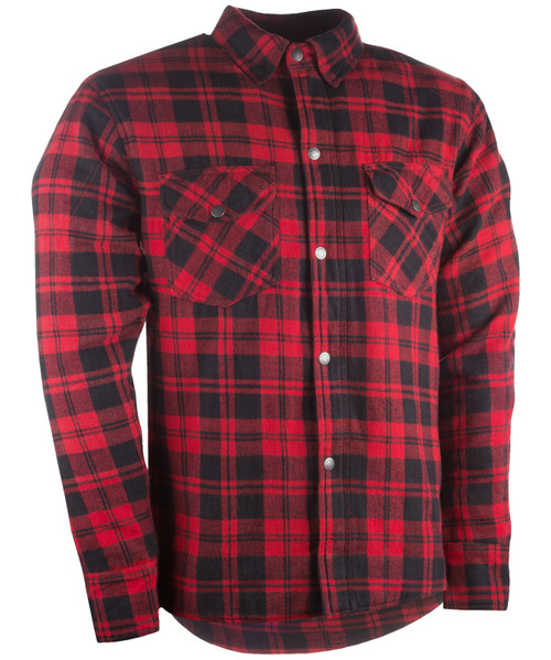 MARKSMAN FLANNEL BLACK/RED SM-489-1180S